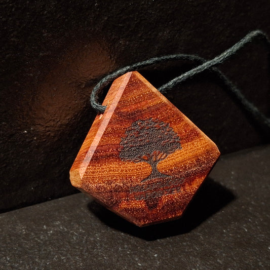 Dreamwood Pendant – Halskette aus Bahia Rosenholz #2