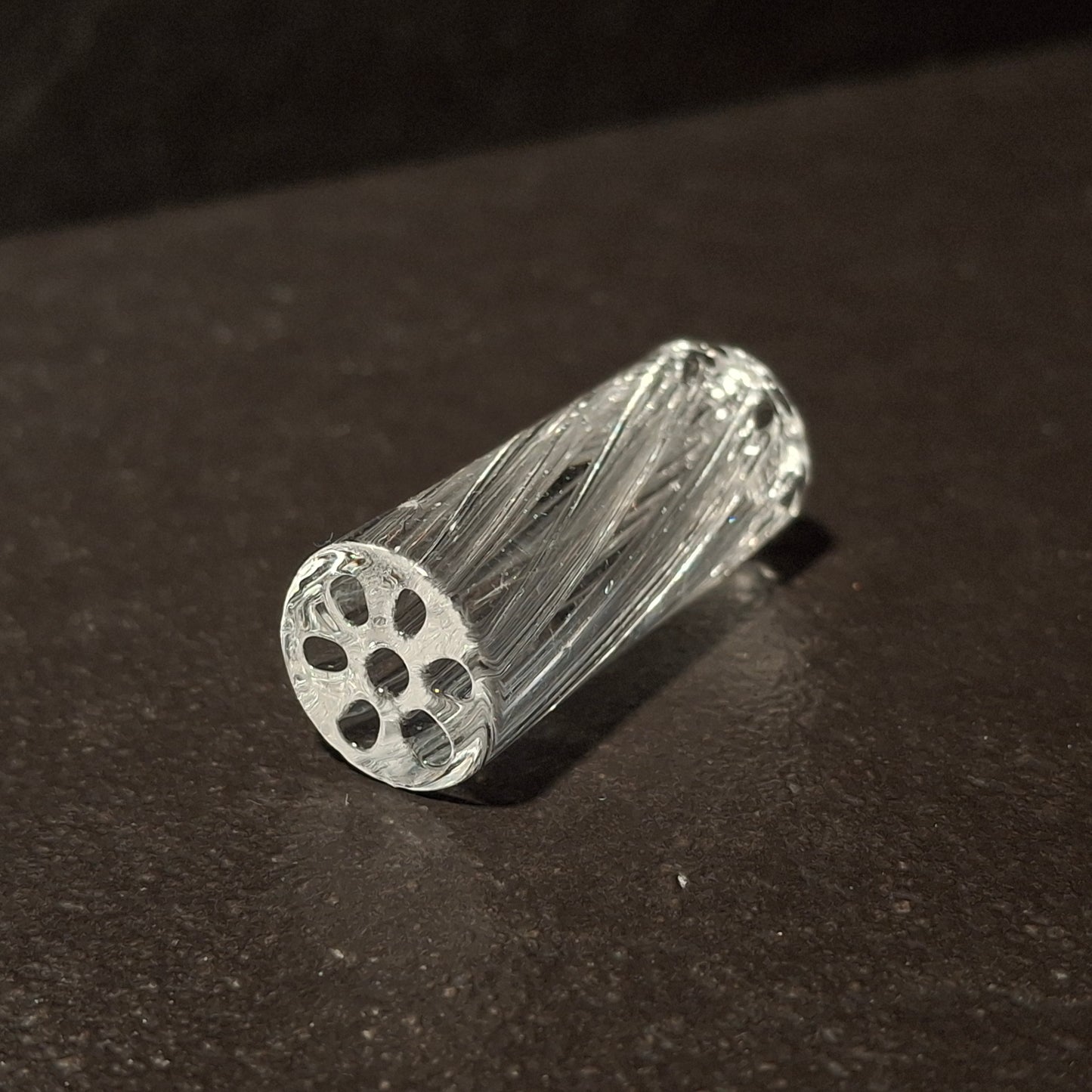 Glas Mundstück (Tip) 12mm - Klar