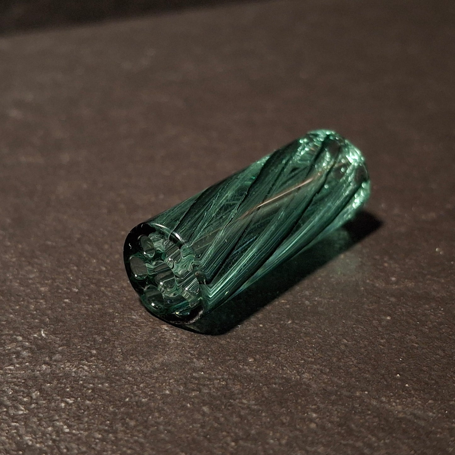 Glas Mundstück (Tip) 12mm - Türkis