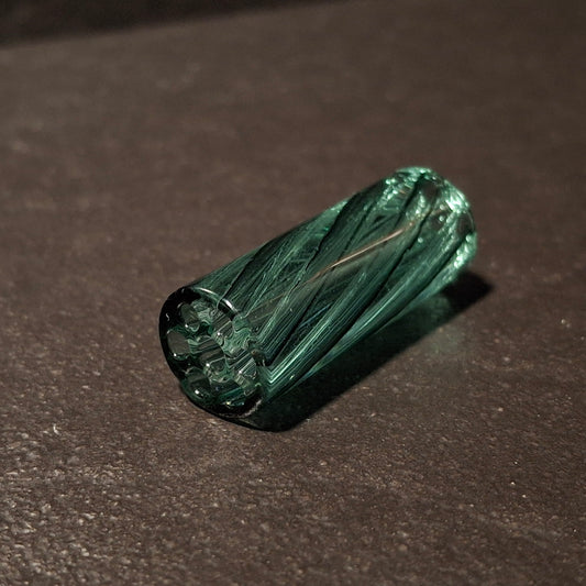 Glas Mundstück (Tip) 12mm - Türkis