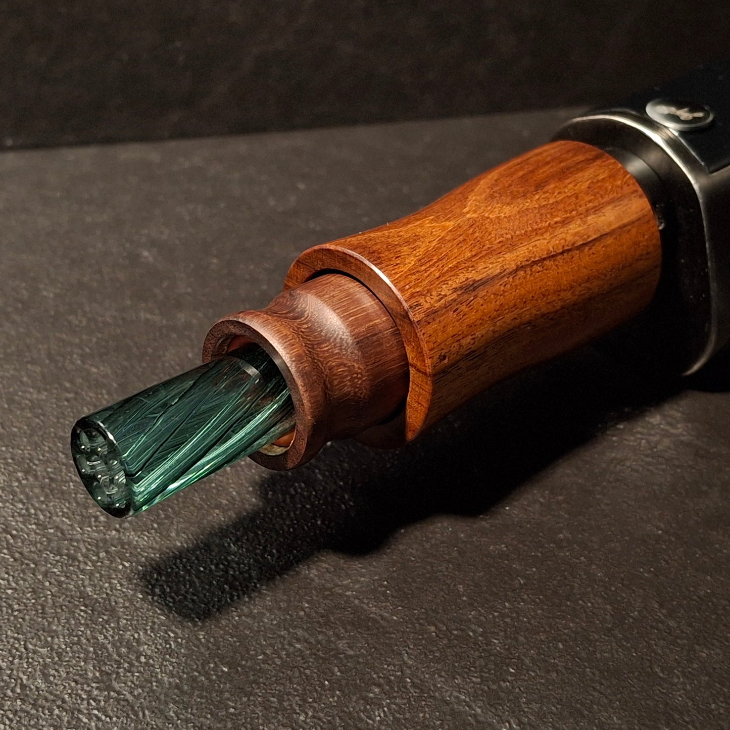 Glas Mundstück (Tip) 12mm - Türkis